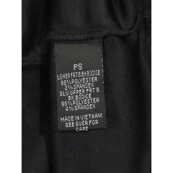 I.N. Studio Gold Embellished Top Ruffled Square Neck Woman SP Black Festive Glam - Picture 11 of 13